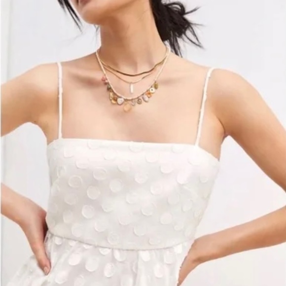 Anthropology white bubble dress - Picture 7 of 8
